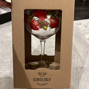 Ginology Poppies Copa Glass